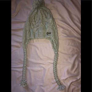 Gray/green Fossil winter hat
